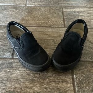 Vans slip ons kids size 13